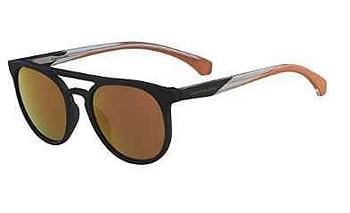 Calvin Klein Round Sunglasses For Unisex - Orange Lens, Ckj822S-002, 140 mm