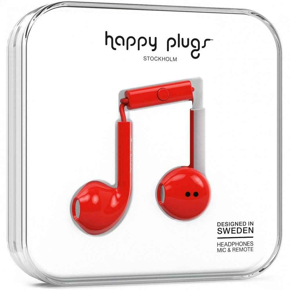 Happy Plugs Earbud Plus - Red