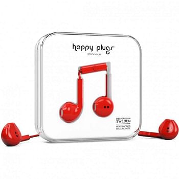 Happy Plugs Earbud Plus - Red