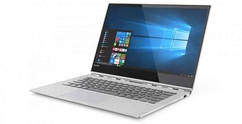 Lenovo Yoga 80Y700C-HAX 2-in-1 Laptop, Intel Core i7-8550U, 13.9 Inch, 512GB SSD, 8GB RAM, Windows 10, Eng-Ara KB, Platinum