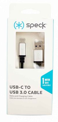 Speck USB-C to USB Charge and sync cable Black,Silver