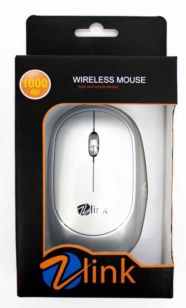 Zlink Wireless Mouse - MSW401 Silver