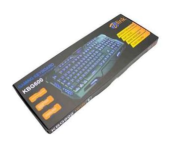 KBG600 Gaming keyboard wired USB with LED backlight - Black