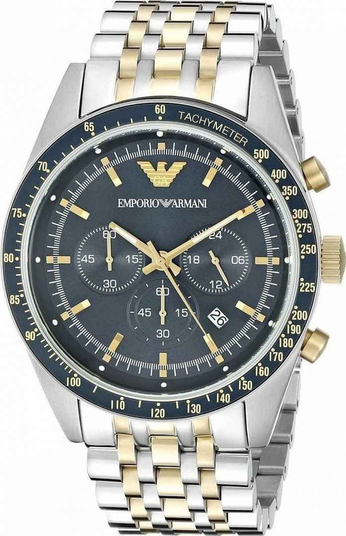 Emporio Armani Men's Quartz Watch, Chronograph Display and Stainless Steel Strap AR6088