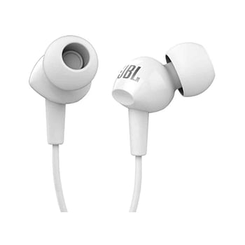 JBL by Harman C100SI In-Ear Headphones - White