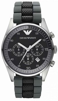 Emporio Armani AR5866 New Rubber Strap Men's Wrist Watch