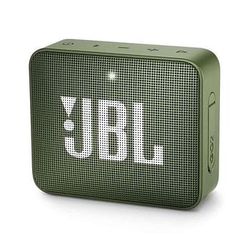 JBL GO 2 Portable Bluetooth Speaker, Moss Green - JBLGO2GRN