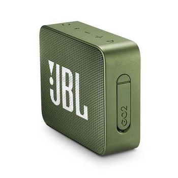 JBL GO 2 Portable Bluetooth Speaker, Moss Green - JBLGO2GRN