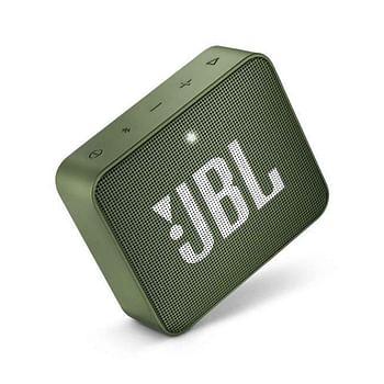 JBL GO 2 Portable Bluetooth Speaker, Moss Green - JBLGO2GRN