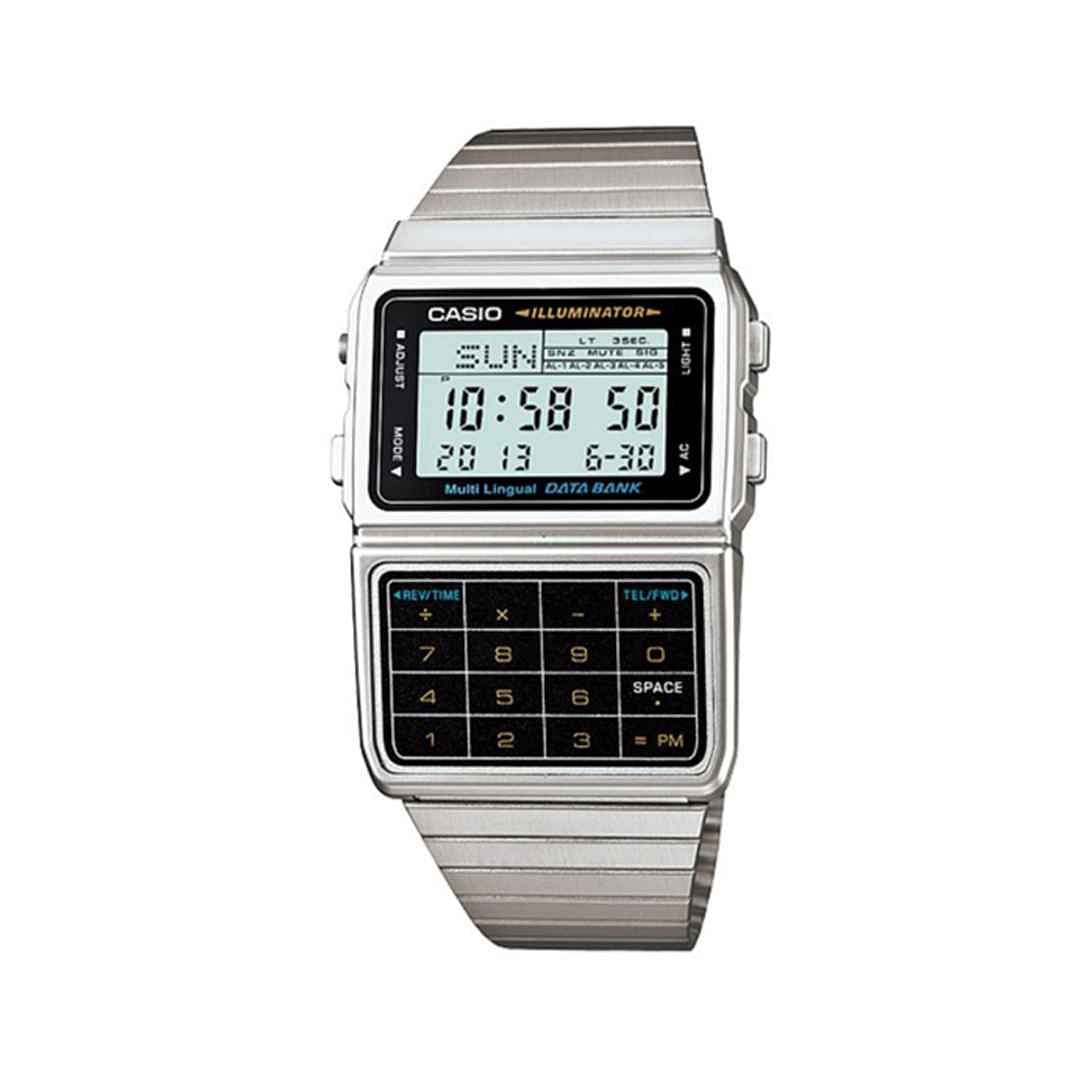 Casio DBC-611-1DF Men's Digital Stainless Steel Black Dial