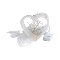LED Heart-shaped Hanging Curtain Lights String Net Xmas Home Party Home Decor A
