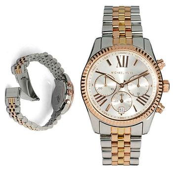 Michael Kors Womens Quartz Watch, Chronograph Display and Stainless Steel Strap MK5735