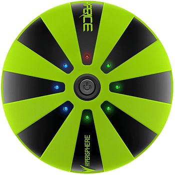 Hypersphere Vibrating Fitness Ball Cordless/Rechargeable - Green&Black