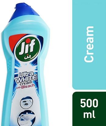 Jif Cream Cleaner Ultra White, 500ML