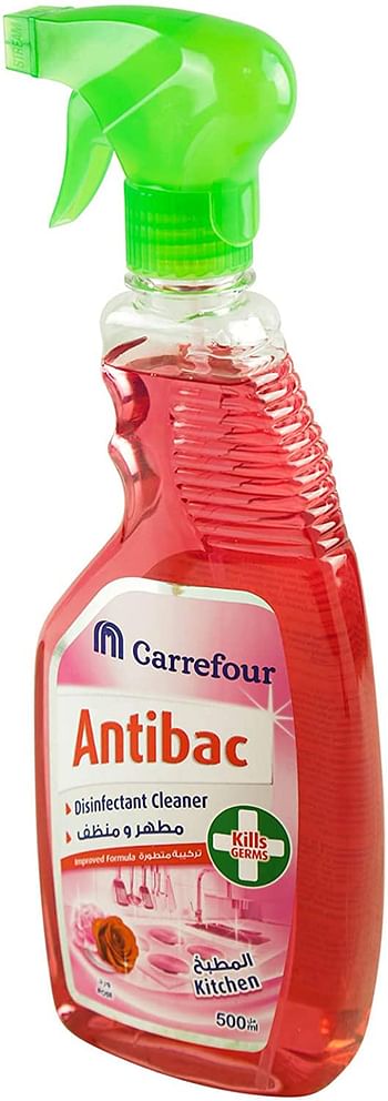 M Carrefour Multi Purpose Cleaners Rose Spray - 500 ml