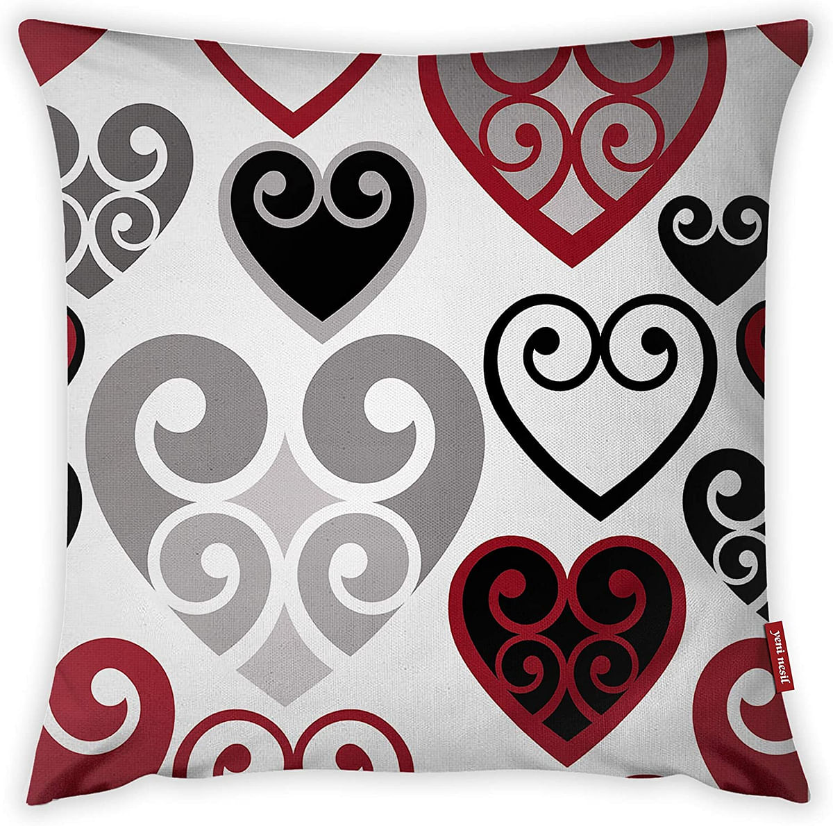 Mon Desire Decorative Throw Pillow Cover, Multi-Colour, 44 x 44 cm, MDSYST2987