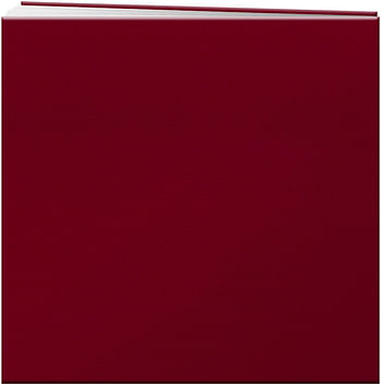 Pioneer MB10CB-FECBG 12-Inch by 12-Inch Book Cloth Cover Postbound Album with Window, Burgundy