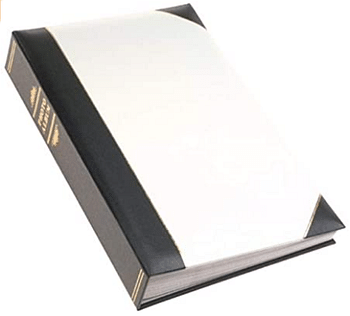 Pioneer Photo Albums Pioneer Ledger Bi-Directional Le Memo Album, White