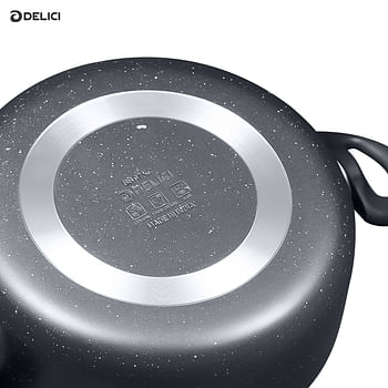 DELICI ASP24GE Superior Aluminium Body Saucepan