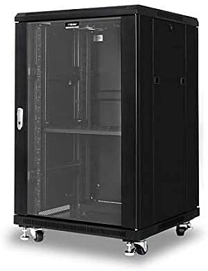 ZLINK Floor Stand Server Cabinet 600x1000x 22U 1 Shelf + 2 Fan Loading capacity: 1000KG