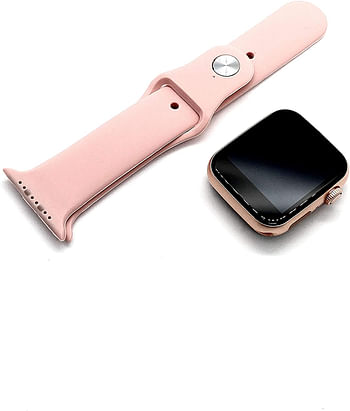 X8 smart watch 1.54" Color Touch Screen Premium Quality, Long Lasting Battery, compatible with all smart Phones - (Pink)
