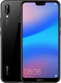 Huawei P20 Lite Dual SIM 128GB, 4GB RAM, 4G LTE - Black