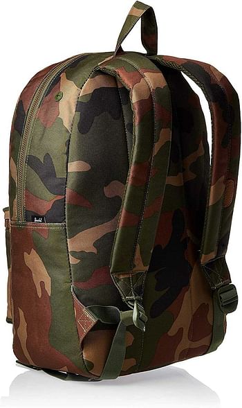 Herschel Settlement Backpack with 15’’ Laptop Sleeve and Front Storage Pocket, Woodland Camo