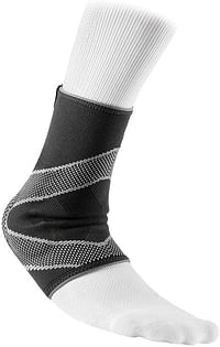 Mcdavid 5115R Ankle Sleeve 4-Way Elastic With Gel Buttresses - Black, S