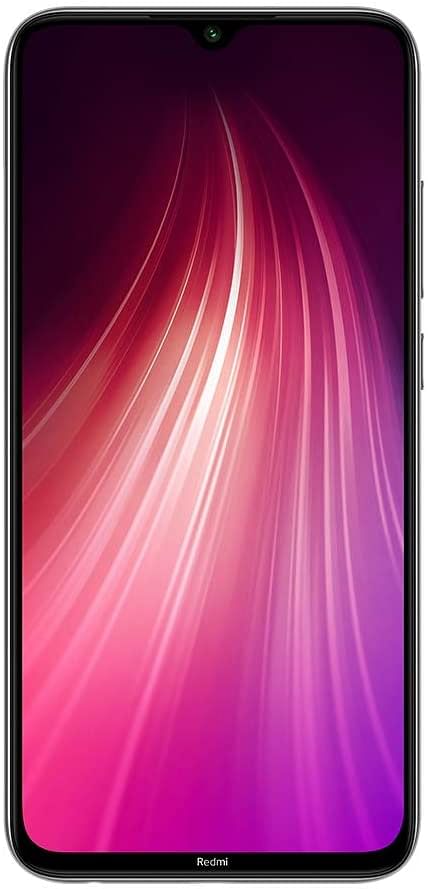 Xiaomi Redmi Note 8 Smartphone, Dual SIM, 128GB, 4GB RAM, Moonlight White