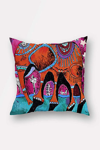 Bonamaison Decorative Throw Pillow Cover, Multi-Colour, 45 x 45 cm, BNMYST1280