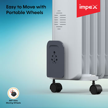 Impex OH 13 Fins Oil Filled Heater with Three Power Setting