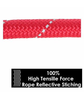 Doco Reflective Rope Leash - Small - Red