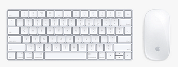 أبل آي ماك 2013 A1418، كور آي 5، 1 تيرابايت إتش دي دي، 8 جيجابايت رام مع لوحة مفاتيح أبل اللاسلكية الإصدار 2 وماوس ماجيك 2