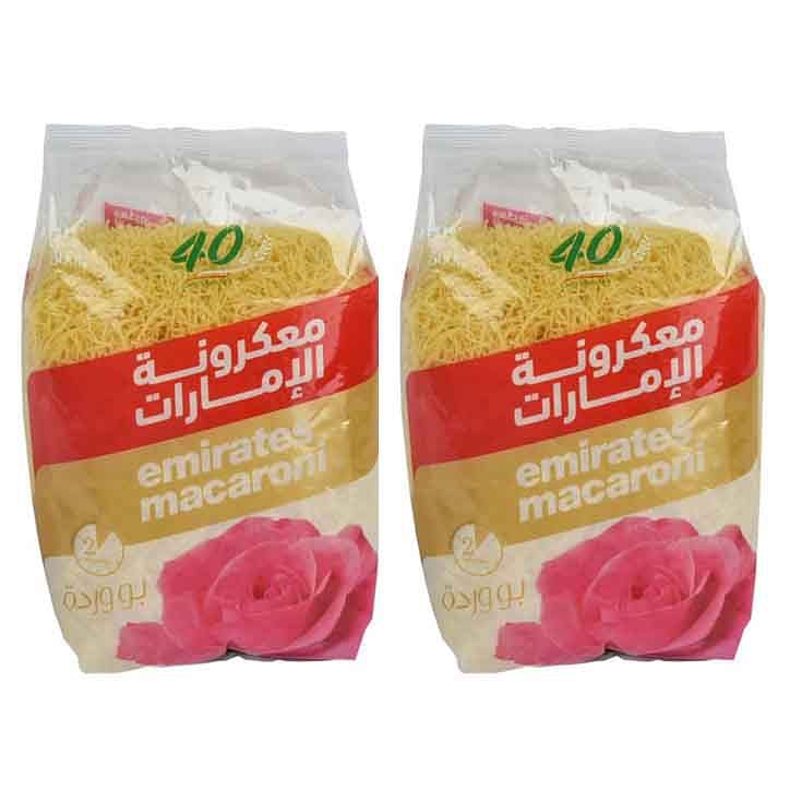 Emirates Macaroni Vermicelli Fine Pasta 400g (Pack of 2 Pieces)