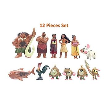 Action Figure Sea Queen 12-Pieces Collectable Toy Set for Kids above 3 Years | Cake Topper