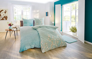 Kleine Wolke Wimp and Jade Bed Linen Set, Multi-Colour, 155 x 220 cm, 2 Pieces