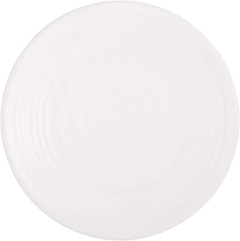 Dinewell DWMP025W Melamine Plate, White-DWMP025W