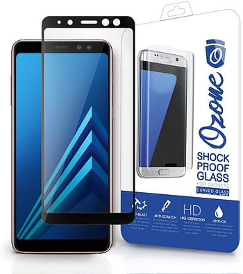 Ozone Samsung Galaxy A8 Shock Proof Tempered Glass Screen Protector