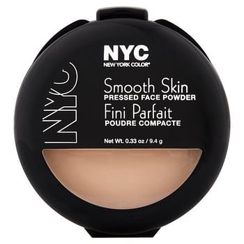 N.Y.C. New York Color Smooth Skin Pressed Face Powder, Translucent,