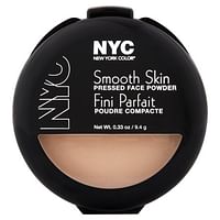 N.Y.C. New York Color Smooth Skin Pressed Face Powder, Translucent,