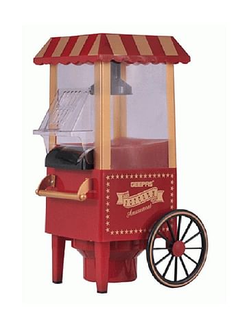 The Trendy Trolley Shape Popcorn Maker Red/Gold