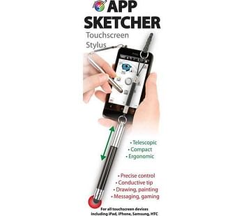 App Sketcher Touchscreen Stylus for all touch screen devices black