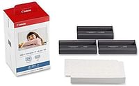 Canon Kp-108 Color Ink Paper Set, Postcard Size 100 X 148 mm, 108 Sheets Selphy Cp, 3115B00[(Aa], White