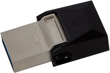 Kingston Digital 16GB Data Traveler Micro Duo USB 3.0 Micro USB OTG (DTDUO3/16GB) 16 GB DTDUO3/16GB