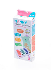Nanny baby food freezer tray 4 cubes white
