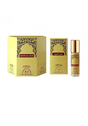 4 Pcs Nabeel Dahn Al Oud Alchohol Free Roll On Oil Perfume 6ML