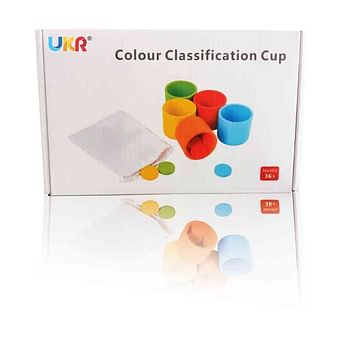 Color Sorting Montessori Cup Set for Kids GB 6675