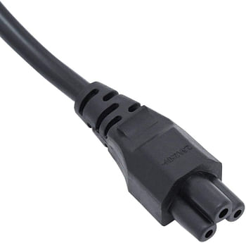 Laptop Power Cable 3 Pin to Flower with Fuse