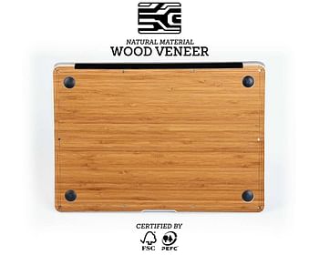 MACBOOK SKIN / COVER - WOOD VENEER - BAMBOO - FOR PRO 15 w/Touch ID