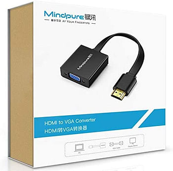 MIndPure AD034 HDMI to VGA Convertor With Audio